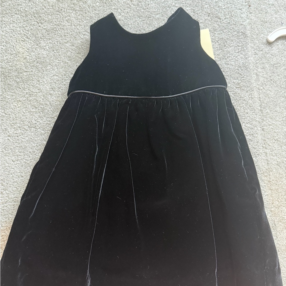 Ralph Lauren Black Velvet holiday Formal Dress NWT